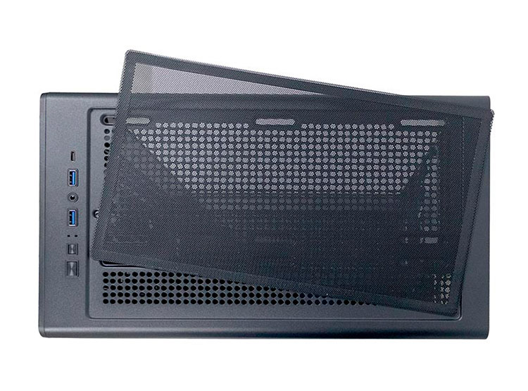CASE SIN FUENTE GAMER TEROS TE-1323G, ITX, M-ATX, ATX, 3.5' Y 2.5', NEGRO - 4