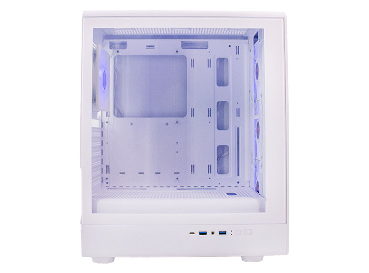 CASE SIN FUENTE GAMER TEROS TE-1329G, ITX, M-ATX, ATX, 3.5' Y 2.5', BLANCO - 4