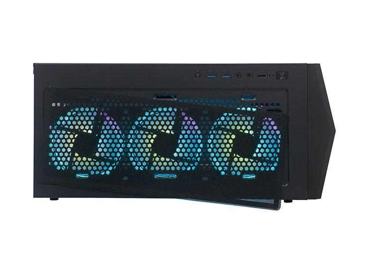 CASE GAMER TEROS TE1175N, MID TOWER, NEGRO, USB 3.0, USB 2.0, AUDIO. - 3