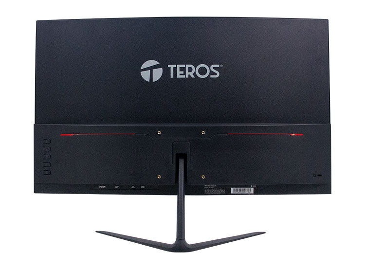 MONITOR CURVO TEROS TE-2403S, 23.8' FHD VA, 144HZ, 1MS, HDMI, DP, AUDIO OUT, PARLANTES - 5