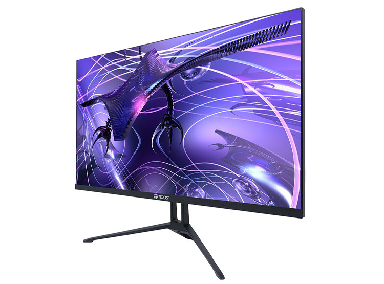 MONITOR PLANO TEROS TE-2417S, 23.8' FHD IPS, 144HZ, 1MS, HDMI, DP, AUDIO OUT, PARLANTES - 2