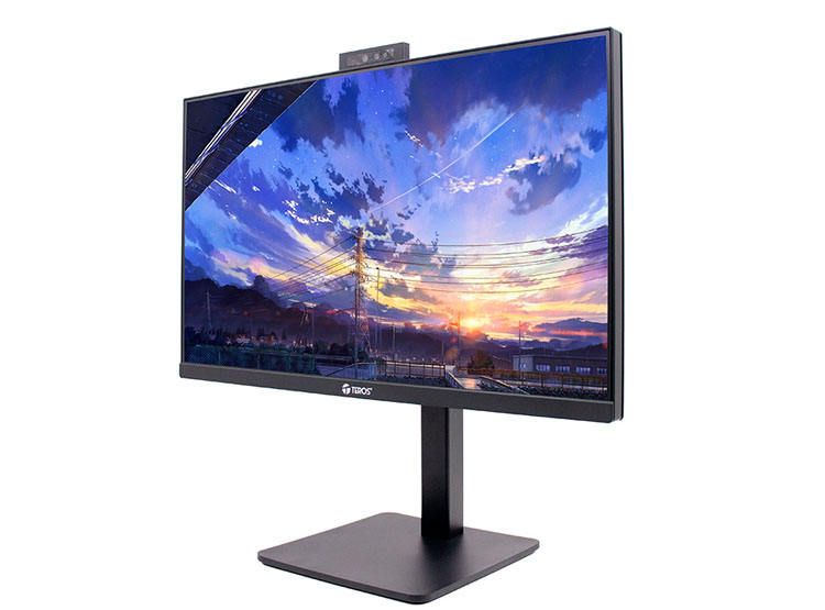 MONITOR PLANP TEROS TE-2416CS, 23.8' QHD IPS, 100HZ, 1MS, HDMI, DP, CÁMARA, MICRÓFONO - 2