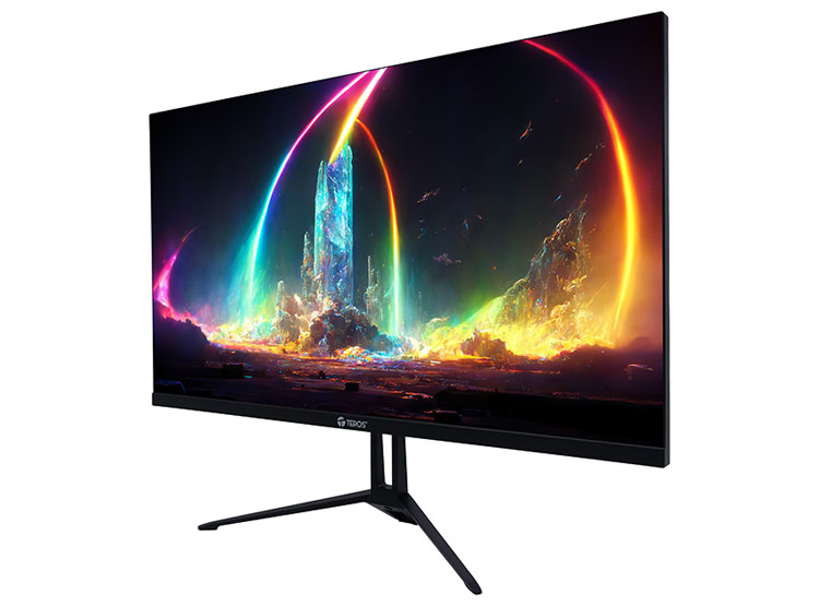 MONITOR PLANO TEROS TE-2714S, 27' FHD IPS, 144HZ, 1MS, HDMI, DP, AUDIO OUT, PARLANTES - 2