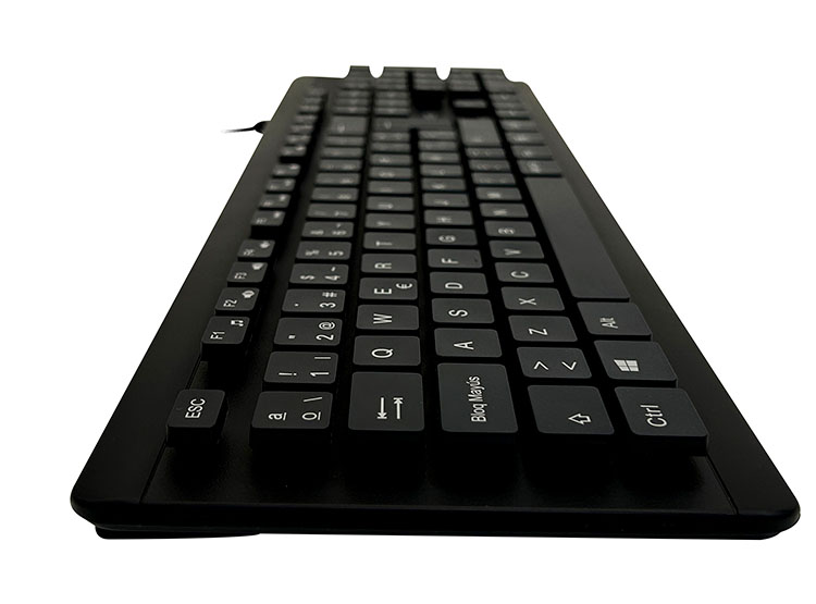 TECLADO LAVABLE TEROS TE-4065N, IPX7, USB, NEGRO - 3