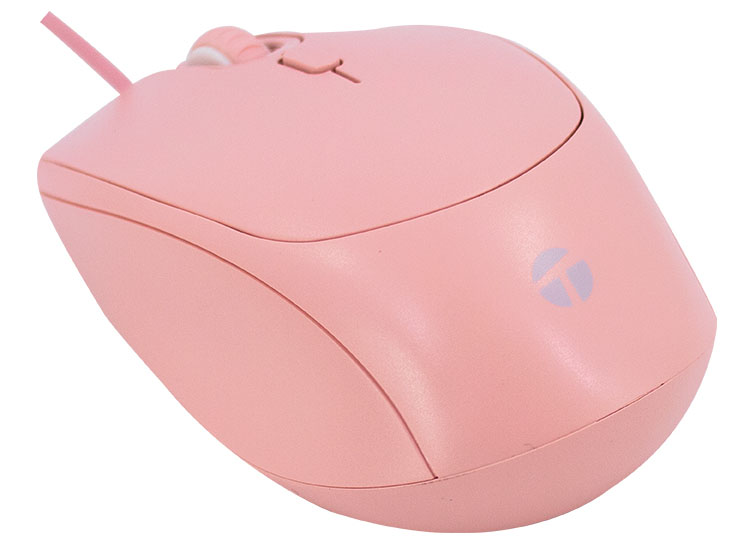 MOUSE ÓPTICO TEROS TE-1226S, 800-1200-1600 DPI, USB, 4 BOTONES, COLOR ROSADO - 3