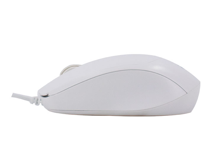 MOUSE ÓPTICO TEROS TE-1225S, 800-1200-1600 DPI, USB, 4 BOTONES, COLOR BLANCO - 3