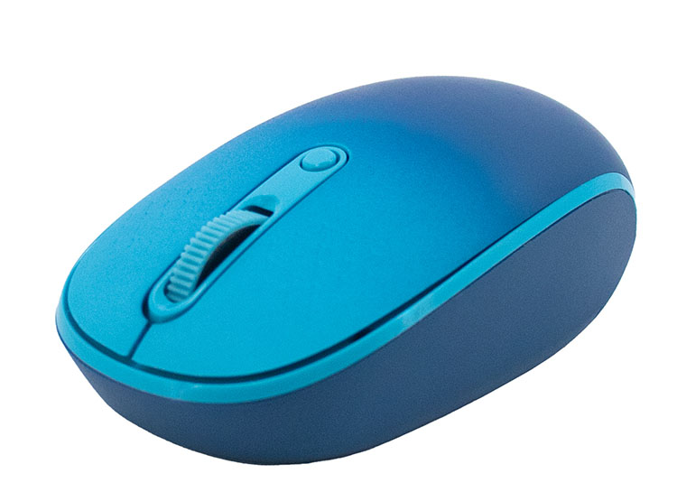 MOUSE INALÁMBRICO TEROS TE-1240S, 2.4GHZ, 4 BOTONES, USB, COLOR AZUL - 2