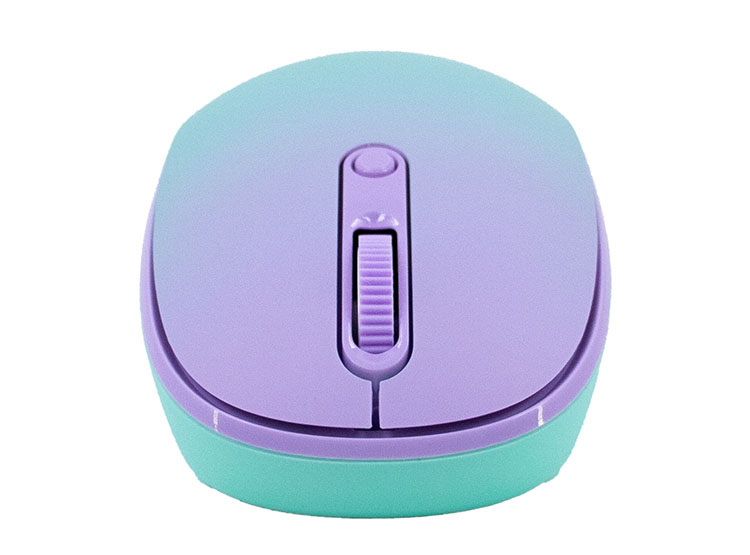 MOUSE INALÁMBRICO TEROS TE-1239S, 2.4GHZ, 4 BOTONES, USB, COLOR PURPLE - 3