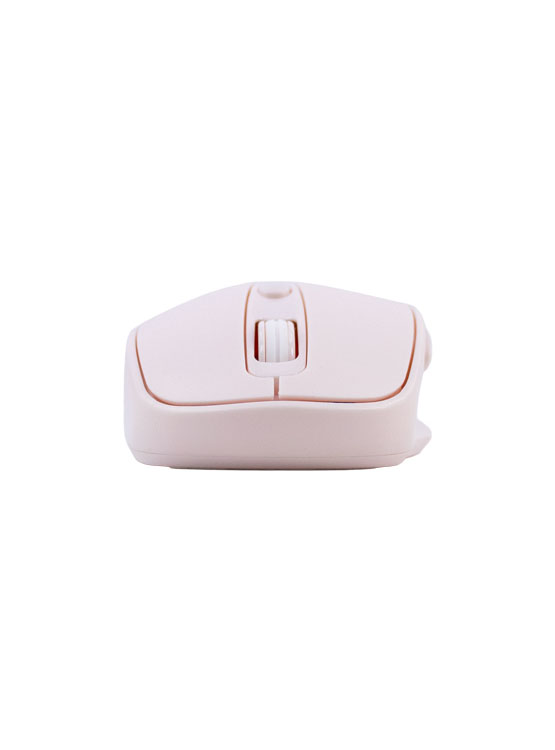 MOUSE INALÁMBRICO TEROS TE-1234S, 2.4GHZ, 6 BOTONES, USB, ROSADO - 2