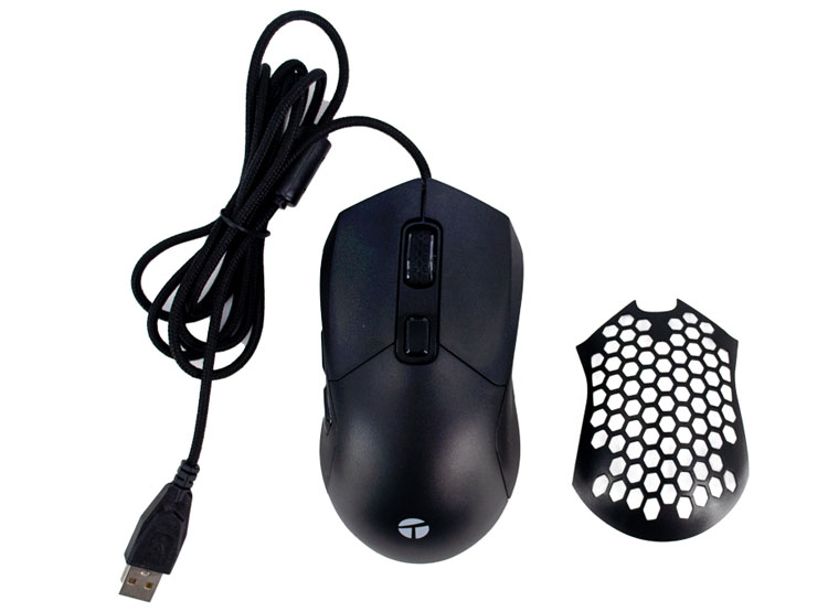 MOUSE GAMER TEROS TE-1232G, DPI HASTA 7200, RGB, 7 BOTONES, ÓPTICO, NEGRO - 4