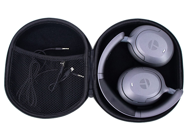AUDÍFONO INALÁMBRICOS TEROS TE-8038N, USB-C, NEGRO TITANIUM - 3