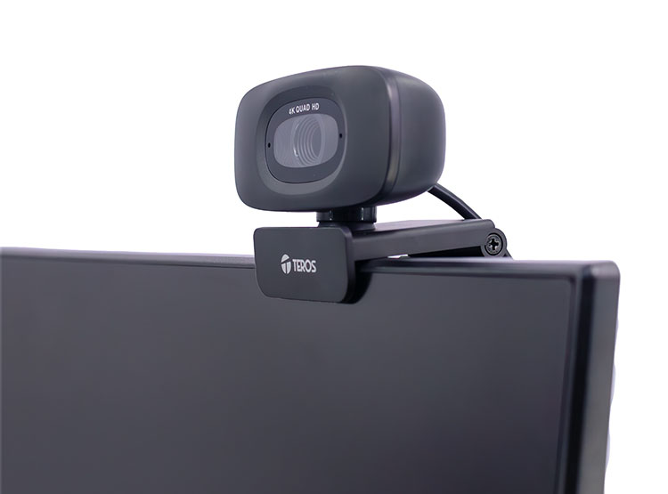 WEBCAM TEROS TE-9073N, 4K, MICRÓFONO INCORPORADO, USB 2.0 - 6