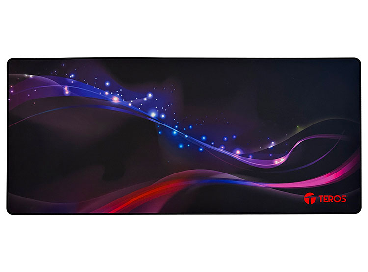MOUSE PAD GAMER TEROS TE-3012G, MULTICOLOR - 1