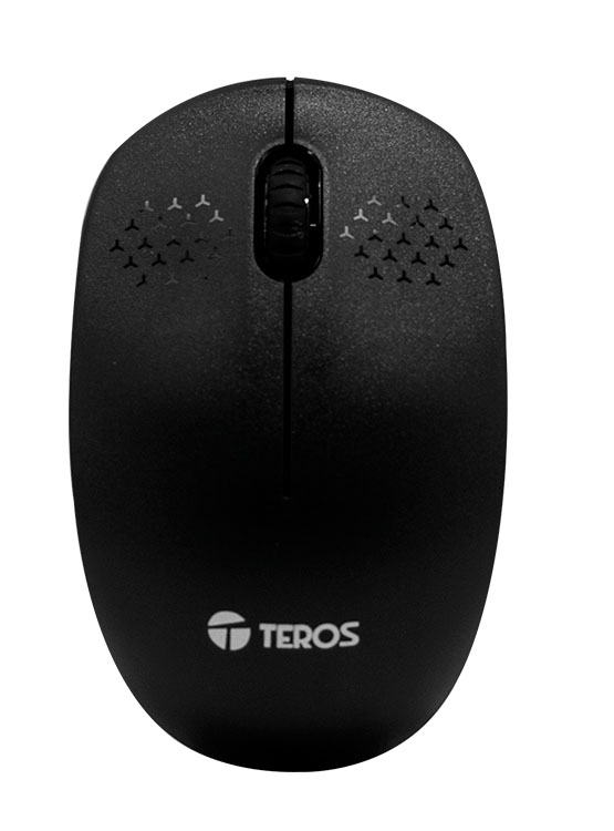 KIT TECLADO Y MOUSE TEROS TE-4071S, INALÁMBRICO, 2.4 GHZ, ACABADO ELEGANTE, NEGRO, ESPAÑOL - 3