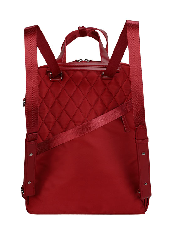 BACKPACK TEROS ROSEANN II TE-9049RD, PARA NOTEBOOKS DE HASTA 14.1', COLOR ROJO - 4