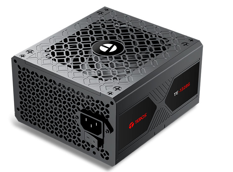 FUENTE DE ALIMENTACIÓN GAMER TEROS TE-1328G, FORMATO ATX, 1000W 80 PLUS GOLD 155-240V - 1