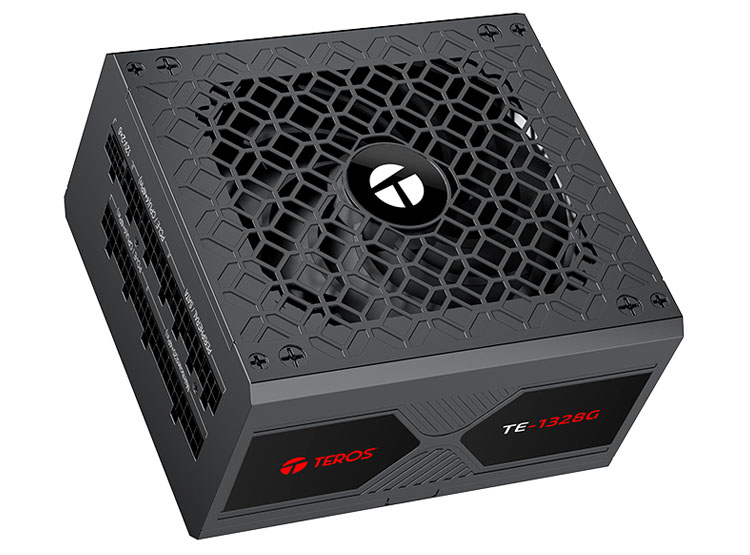 FUENTE DE ALIMENTACIÓN GAMER TEROS TE-1328G, FORMATO ATX, 1000W 80 PLUS GOLD 155-240V - 4