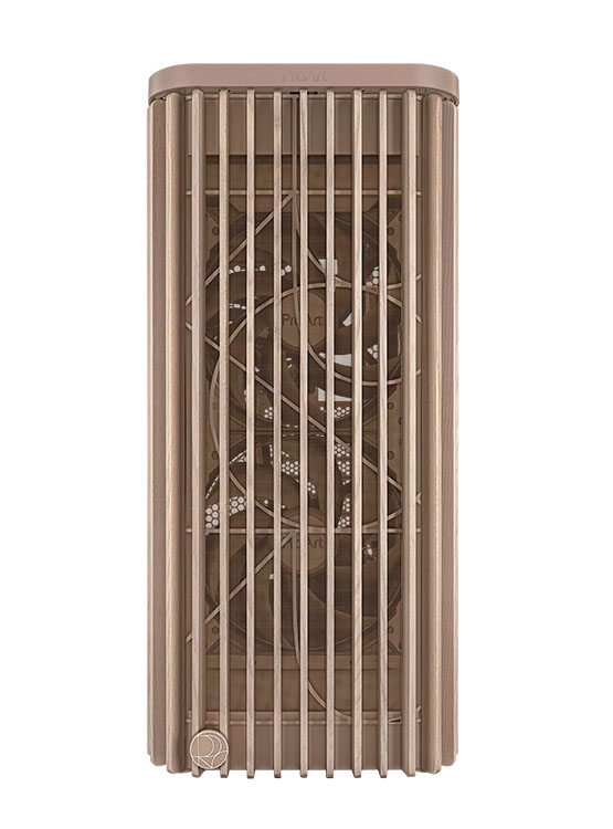 CASE ASUS PROART PA401 WOOD EDITION BEIGE - TEMPERED GLASS PANEL - 2