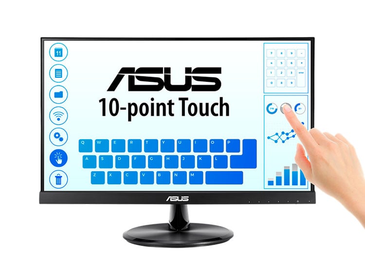 MONITOR PLANO MULTITACTIL ASUS VT229H, 21.5' FHD IPS (1920X1080) /HDMI X1/VGA X1 - 1