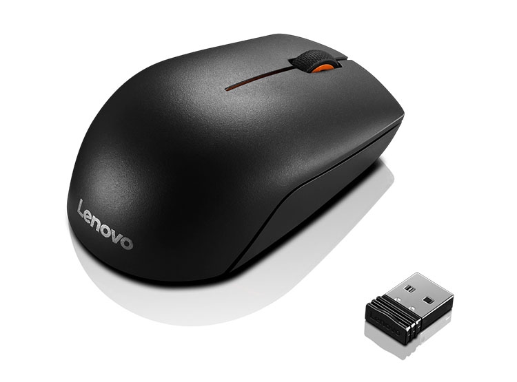 MOUSE LENOVO 300 COMPACTO, INALÁMBRICO (2.4GHZ A TRAVÉS DE NANO RECEPTOR USB-A), NEGRO - 1