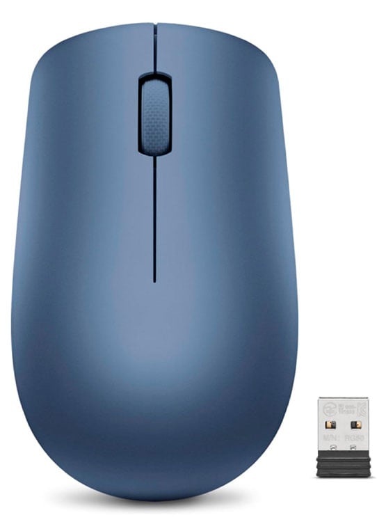 MOUSE LENOVO 530, INTERFAZ SENSOR ÓPTICO, 1200DPI, 3 BOTONES, COLOR ABISMO AZUL - 1