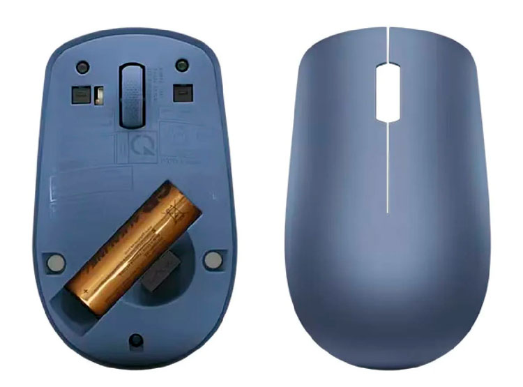 MOUSE LENOVO 530, INTERFAZ SENSOR ÓPTICO, 1200DPI, 3 BOTONES, COLOR ABISMO AZUL - 3