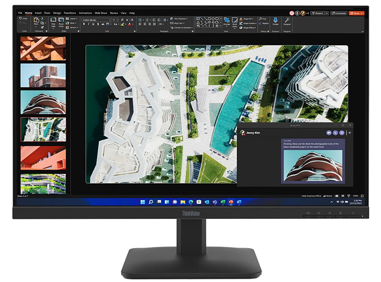 MONITOR PLANO LENOVO THINKVISION S27-4E, 27' WLED / FHD / IPS / HDMI / VGA - 1