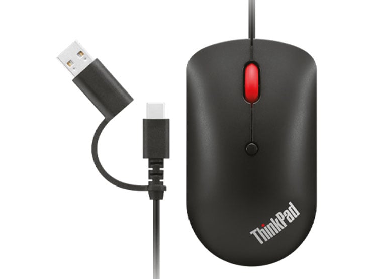 MOUSE COMPACTO LENOVO THINKPAD, INTERFAZ USB-C - 1