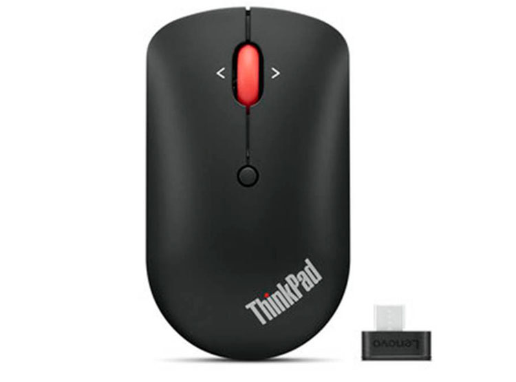 MOUSE LENOVO THINKPAD ESSENTIAL INALAMBRICO CON RECEPTOR USB TIPO-C, COLOR NEGRO - 2