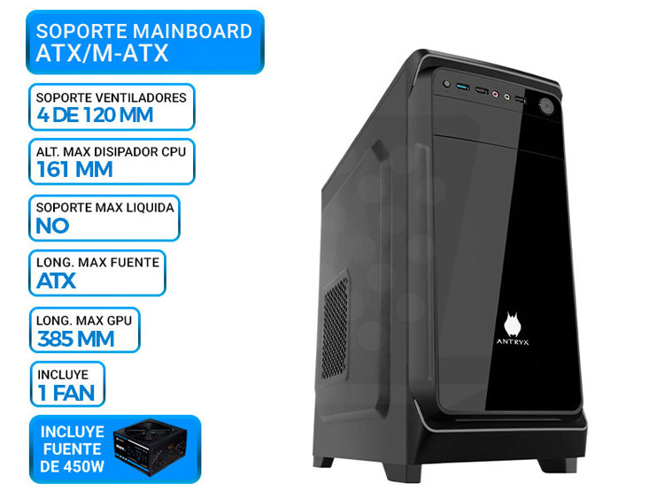 CASE ANTRYX XTREME E230 PLUS F/450W - 1