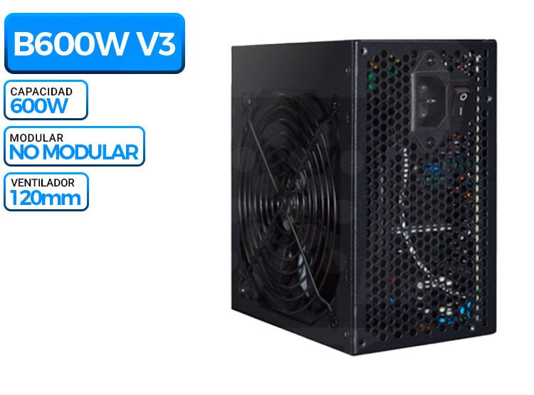 FUENTE DE PODER ANTRYX B600W V3, 2.3 BOX - 1