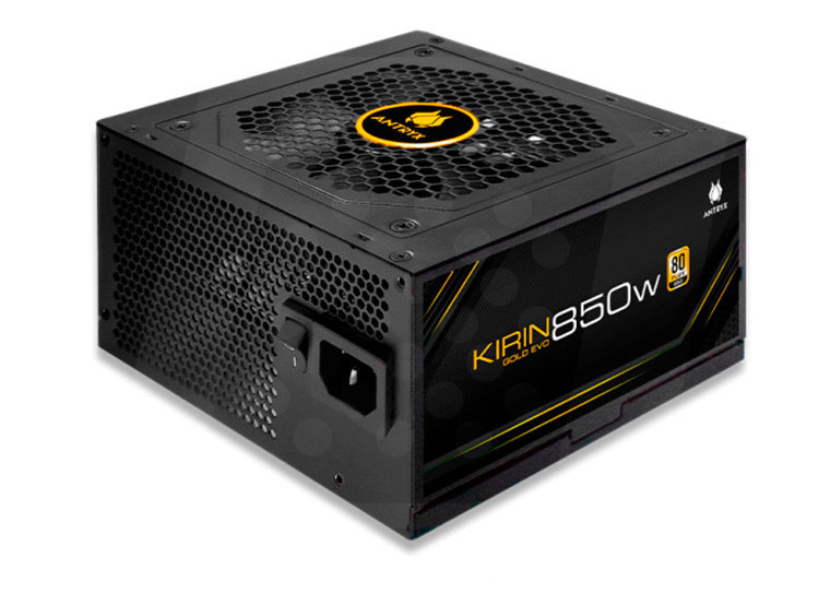 FUENTE DE PODER ANTRYX KIRIN GOLD EVO 850W, 80 PLUS GOLD MODULAR, 850W - 3