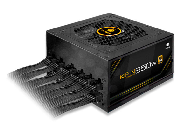 FUENTE DE PODER ANTRYX KIRIN GOLD EVO 850W, 80 PLUS GOLD MODULAR, 850W - 5