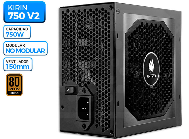 FUENTE DE PODER ANTRYX KIRIN V2 750W 80 PLUS BRONZE - 1