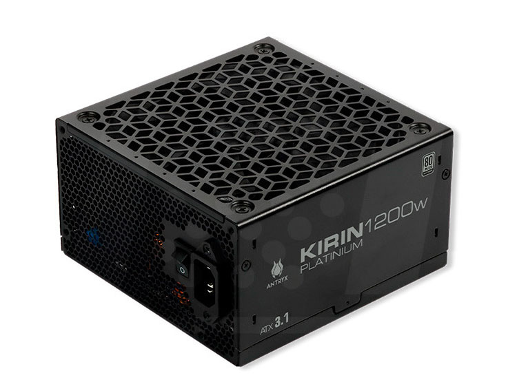 FUENTES DE PODER ANTRYX KIRIN 1200W, 80 PLUS PLATINUM, MODULAR, ATX3.1, PCIE 5.0 - 3