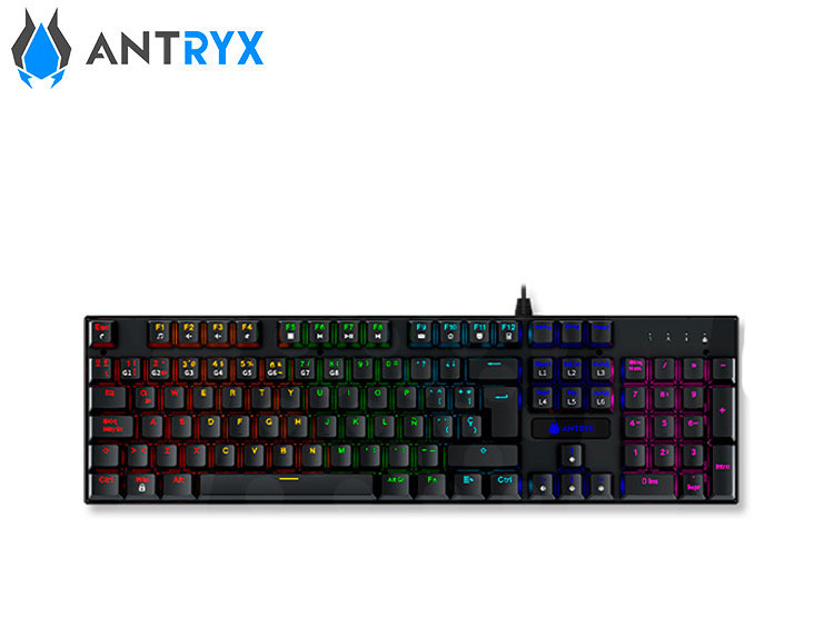 KIT GAMING ANTRYX GC-3100 BLACK, TECLADO SWITCH RED Y MOUSE - 3