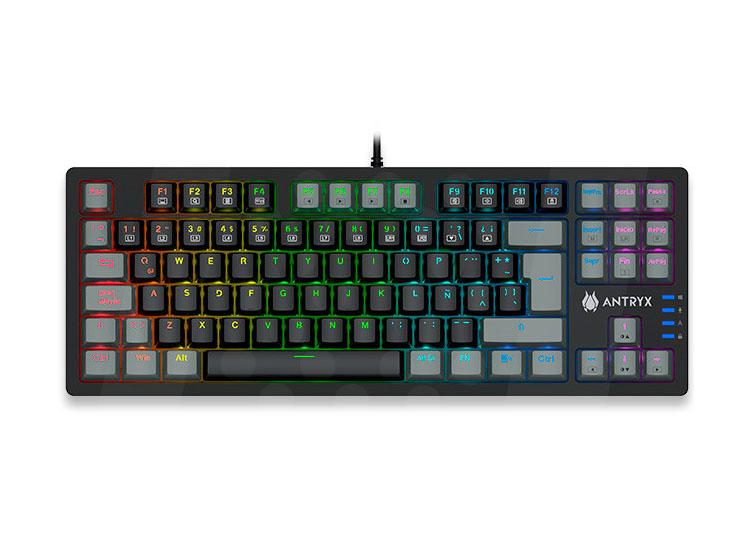 KIT GAMING ANTRYX GC-5500, TECLADO MECANICO + MOUSE, SWITCH BLUE - 3
