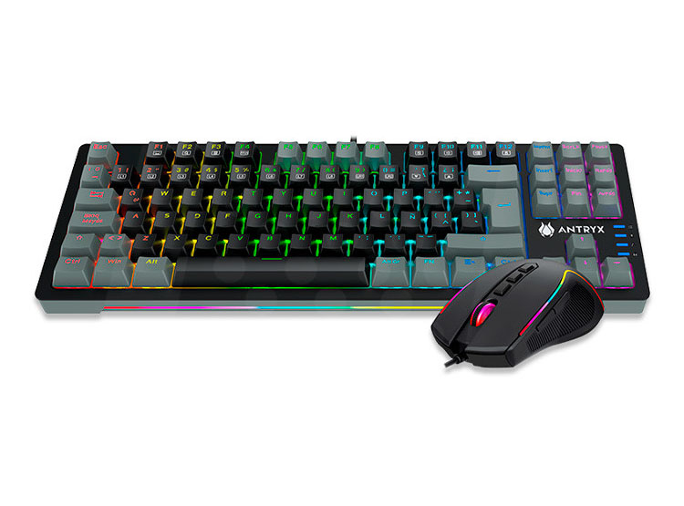 KIT GAMING ANTRYX GC-5500, TECLADO MECANICO + MOUSE, SWITCH RED - 2