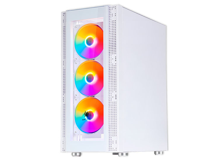 CASE ANTRYX RX-260 WHITE, FIXED RGB, FAN X4, V/TEMPLADO - 4