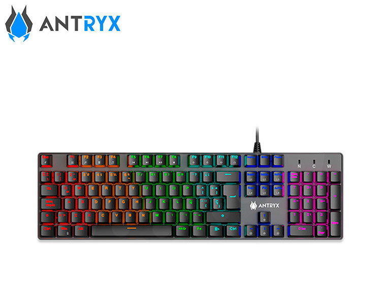 KIT GAMING ANTRYX GC-3500 BLACK, TECLADO MECANICO + MOUSE, SWITCH BLUE - 3
