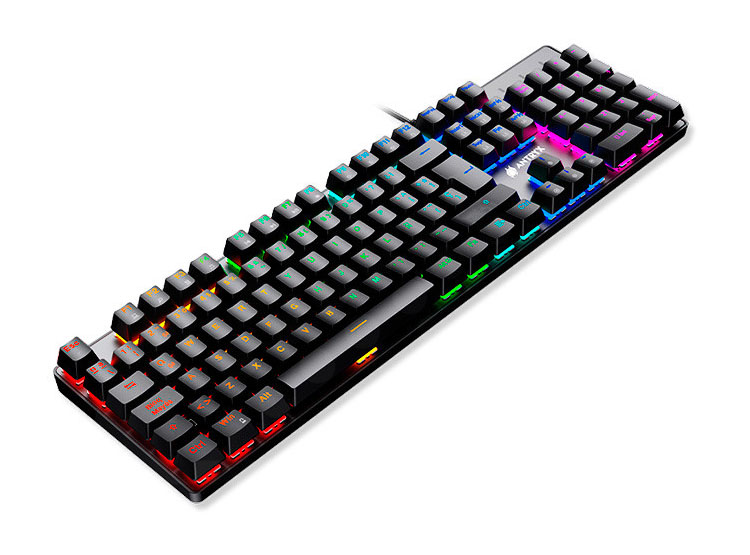TECLADO MECANICO ANTRYX MK760L BLACK, SWITCH RED - 3