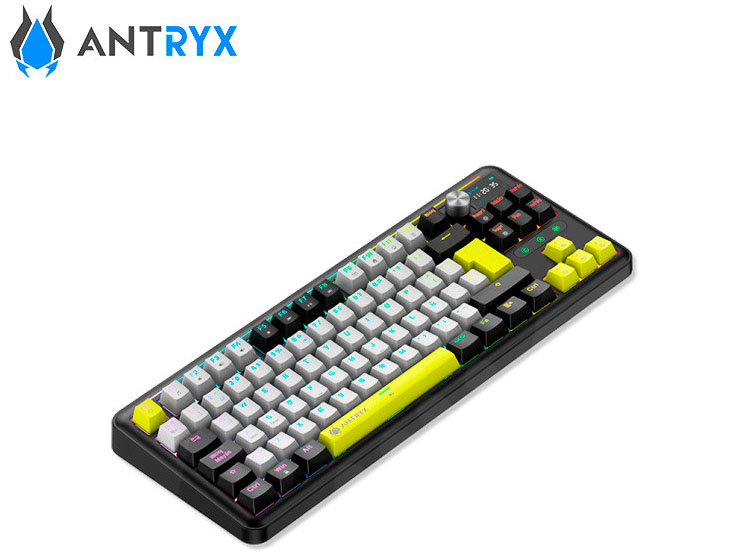 TECLADO MECANICO INALAMBRICO/BT ANTRYX TK950 PRO BLACK, SWITCH BLUE GATERON - 3