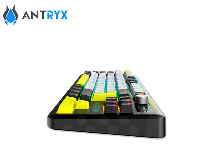 TECLADO MECANICO INALAMBRICO/BT ANTRYX TK950 PRO BLACK, SWITCH BLUE GATERON - 4