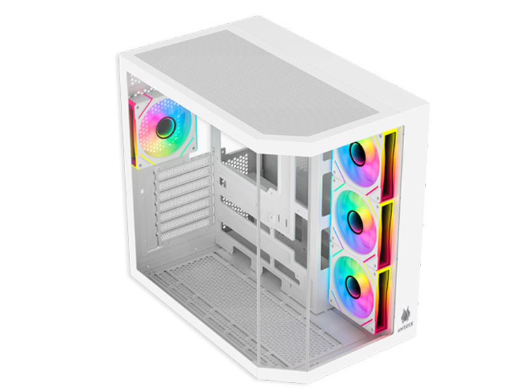 CASE ANTRYX FX 800 WHITE, FAN X4 ARGB, USB TIPO-C, V/TEMPLADO - 2