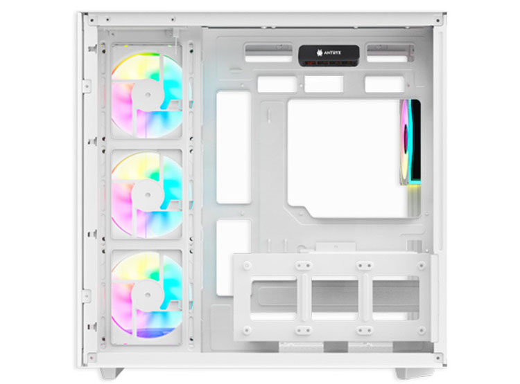 CASE ANTRYX FX 800 WHITE, FAN X4 ARGB, USB TIPO-C, V/TEMPLADO - 4