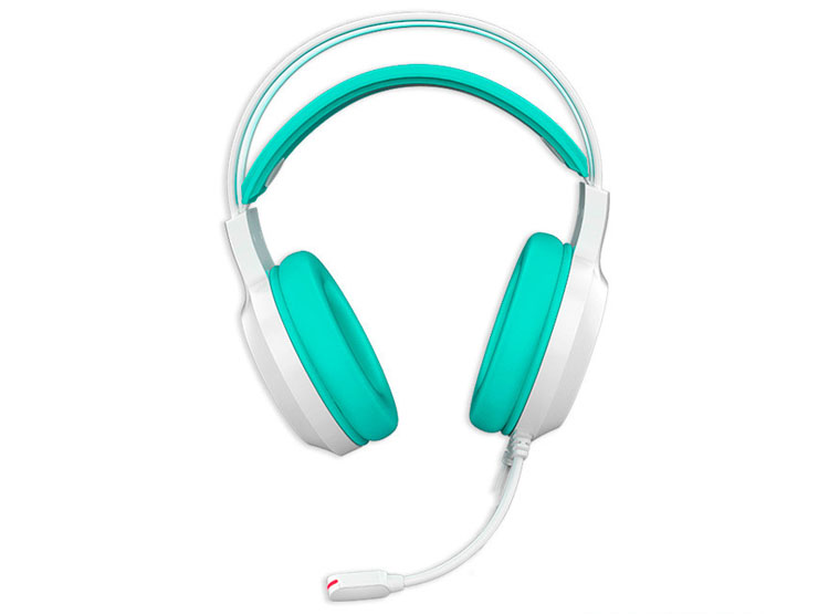 AURICULAR ANTRYX IRIS-W TURQUESA, 7.1 VIRTUAL SURROUND, USB, RAINBOW - 4