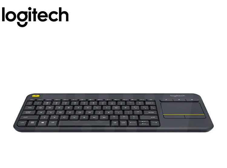 TECLADO LOGITECH K400 PLUS WIRELESS TOUCH BLACK - 3