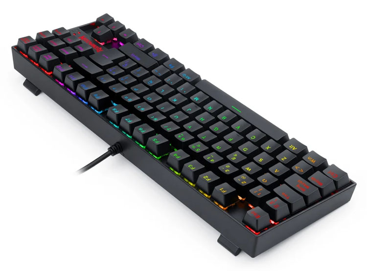 TECLADO K552RGB KUMARA BLACK RED SWITCH, ESPAÑOL - 2
