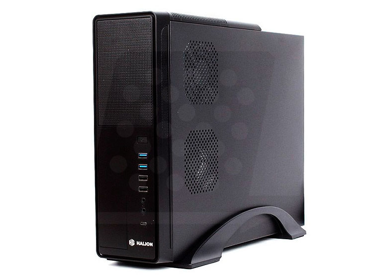 CASE SLIM HALION SUPRA MICRO ATX S612, F/350W - 3