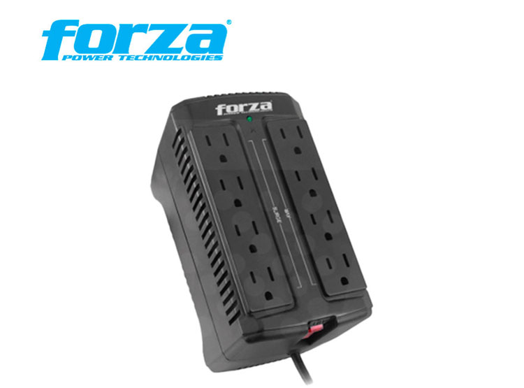 ESTABILIZADOR FORZA FVR-902, 900VA/450W 8 TOMAS - 2